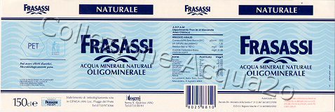 Frasassi (analisi 2003) PET Nat 1,5 L + 2,0 L + 0,5 L [070405]