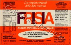 Frisia (analisi 1969) vetro Friz 0,92 L
