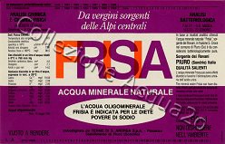 Frisia (analisi 1969) vetro Nat 0,92 L