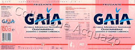 Gaia (analisi 2000) -etichetta rosa- PET Friz 1,5 L