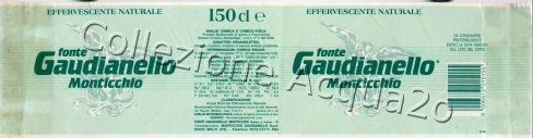 Fonte Gaudianello (analisi 1993) pet Nat 1,5 L