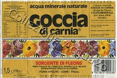 Goccia di Carnia Sorgente di Fleons -fondo bruno- (analisi 1993) VE Friz 1,5 L [021007]