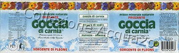Goccia di Carnia Sorgente di Fleons (analisi 2005) vetro Friz 0,5 L   [151007]