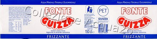 Fonte Guizza (analisi 1994) pet Friz 1,5 L