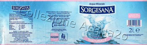 Sorgesana Ielo (analisi 2009) PET Nat 2,0 L   [260111]