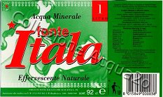 Fonte Itala (analisi 1999) VE Nat 0,92 L