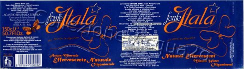 Fonte Itala (analisi 2003) Exp USA - PET Nat 1,5 L