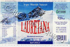 Lauretana (analisi 1997) -Grafica Lizzi Fagagna UD- VE Nat 0,92 L [020605]