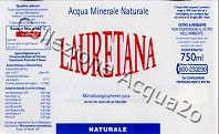 Lauretana (analisi 1997) vetro Nat 0,75 L