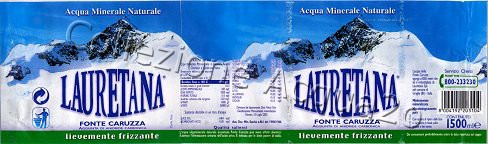 Lauretana, Fonte Caruzza (analisi 2002) PET LegFriz 1,5 L [020605]
