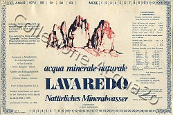 Lavaredo (analisi 1978) VE Friz 0,92 L   [151107]