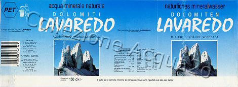 Lavaredo (analisi 1993) PET Friz 1,5 L