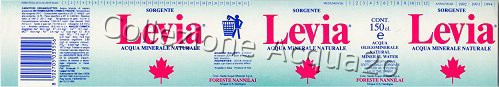 Sorgente Levia (analisi 1990) PET Nat 1,5 L