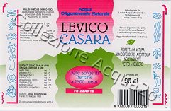 Levico Casara (analisi 1998) vetro Friz 0,9 L + 0,45 L
