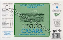 Levico Casara (analisi 1998) vetro Friz 1,0 L + 0,5 L