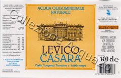 Levico Casara (analisi 1998) vetro Leg Friz 1,0 L