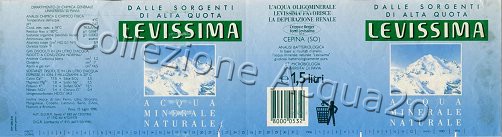 Levissima (analisi 1990) pet Nat 1,5 L