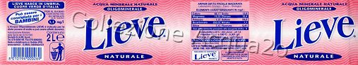 Lieve (analisi 2002) PET Nat 2,0 L