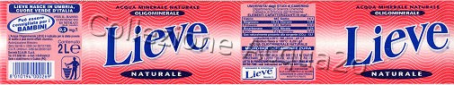 Lieve (analisi 2002) PET Nat 2,0 L [241005]