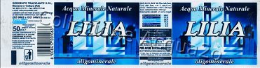 Lilia (analisi 2001) -etichetta trasparente- pet Nat 0,5 L + 2,0 L