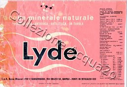Lyde (analisi 1969) vetro Nat (?)