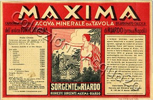MAXIMA, Fonte Romana (analisi 1927) VE Nat ? L   [200208]