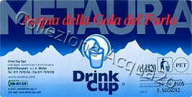 Metaura (analisi 2002) -acqua della gola del furlo- PET Nat 18,2 L