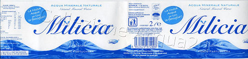 MILICIA Fonte Fastuchera (analisi 2006) PET Nat 2,0 L   [180308]