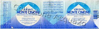 Sorgente Monte Cimone (analisi 1998) v2 pet Friz 0,5 L