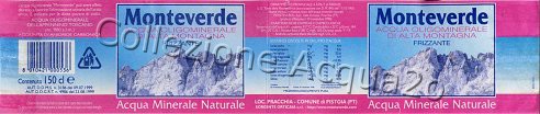 Monteverde (analisi 1998) PET Friz 1,5 L