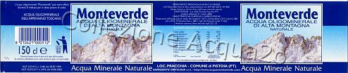 Monteverde (analisi 2002) PET Nat 1,5 L
