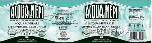 Acqua di Nepi (analisi 2004) "Restaurant for you" PET Nat 1,5 L + 0,5 L + 0,5 L [241005]