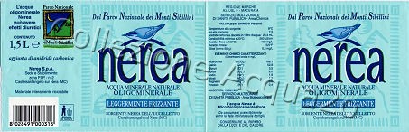 Nerea (analisi 1999) -Sorgente Nerea dell'Uccelletto - etichetta stretch sleeve - pet LegFriz 1,5 L + 1,0 L + 0,5 L   [020702]