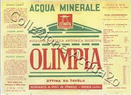fotocopia OLIMPIA (analisi 1960) VE Nat 0,094 L   [191007]