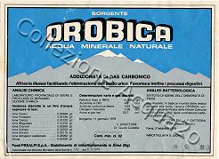 Sorgente Orobica (analisi 1978) VE Friz 0,92 L