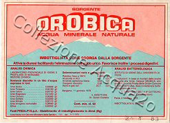 Sorgente Orobica (analisi 1978) VE Nat 0,92 L