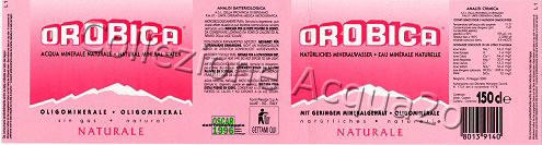 Orobica (analisi 2000) PET Nat 1,5 L + 2,0 L