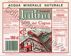 Sorgente Palina (analisi 1983) - vetro Friz 1,8 L