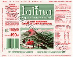 Palina (analisi 1992) vetro Nat 1,9 L