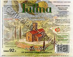Palina (analisi 1997) -color- vetro Nat 0,92 L