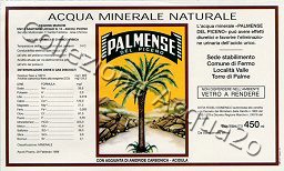 Palmense del Piceno (analisi 1998) vetro Friz 0,45 L