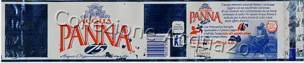 Acqua Panna (analisi 2001) -etichetta plastificata- dati analitici su fondo argentato- PET Nat 0,75 L [100505]