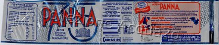 Acqua Panna (analisi 2001) -etichetta plastificata- Pet Nat 0,75 L