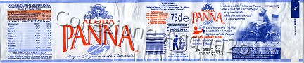 Acqua PANNA (analisi 2006) -etichetta plastificata, donna in bicicletta- PET Nat 0,75 L    [210308]     