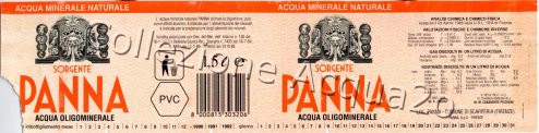 Sorgente Panna (analisi 1988) Pvc Nat 1,5 L