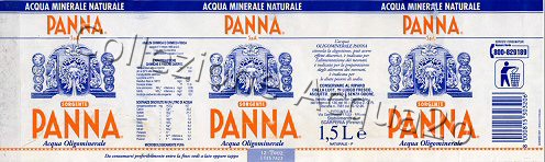 Sorgente Panna (analisi 1999) PET  Nat 1,5 L
