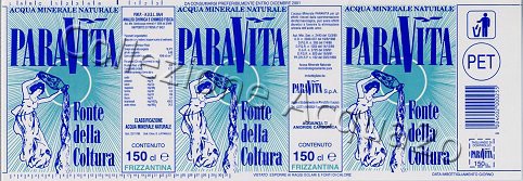 Paravita Fonte della Coltura (analisi 1999) pet Leg Friz 1,5 L + 0,5 L