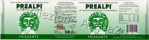 Prealpi (analisi 2003) PET Friz 1,5 L