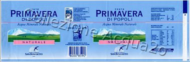 Fonte Primavera di Popoli (analisi 2001) pet Nat 0,5 L 