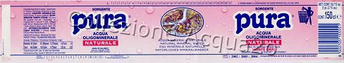 Sorgente Pura (analisi 1999) PET Nat 1,5 L